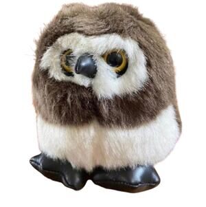 SWIBCO Puffkins Oley The Owl Vintage Plush Stuffed Animal 1997